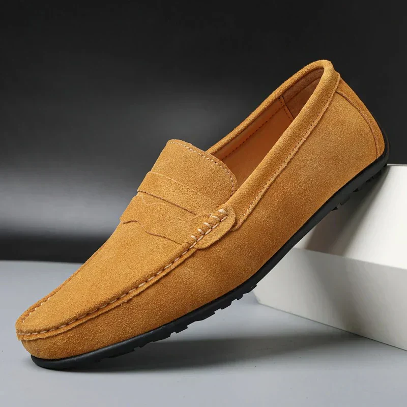 Tyrell | Retro Suede Men's Loafers - Image 10