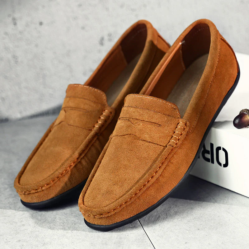 Tyrell | Retro Suede Men's Loafers - Image 11