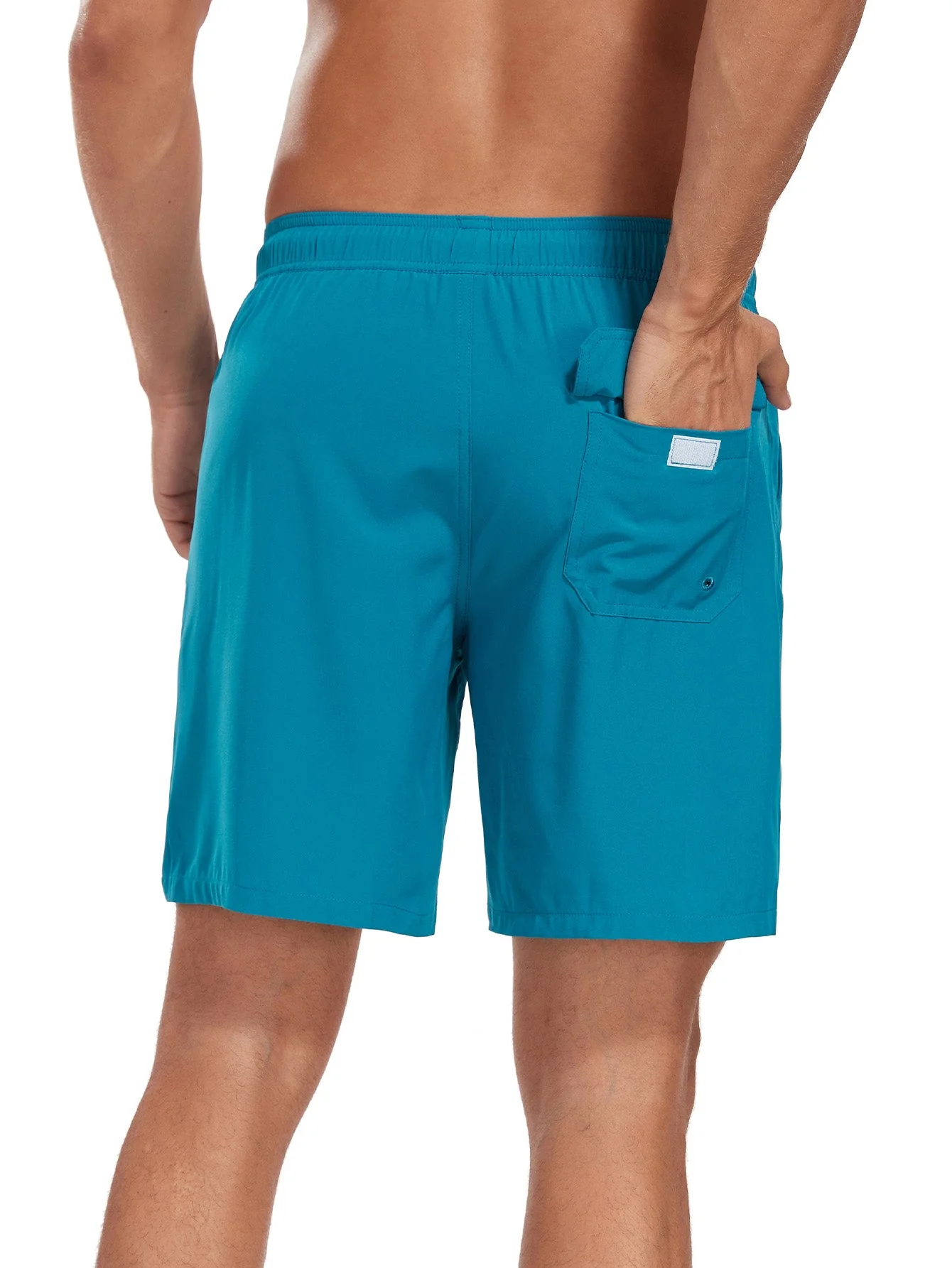 Ubaldo® | 2 In 1 Solid Color Drawstring Swim Shorts - Image 25