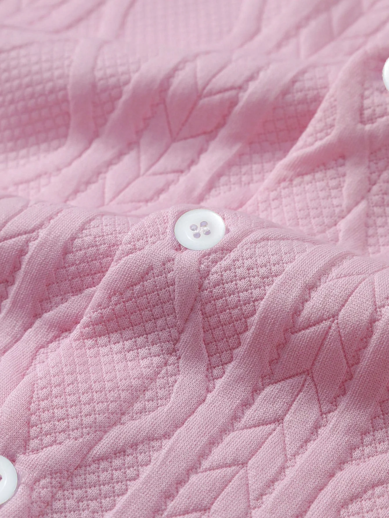 Ulises® | Twist Geometry Jacquard Button Up Shirt & Drawstring Shorts - Image 10