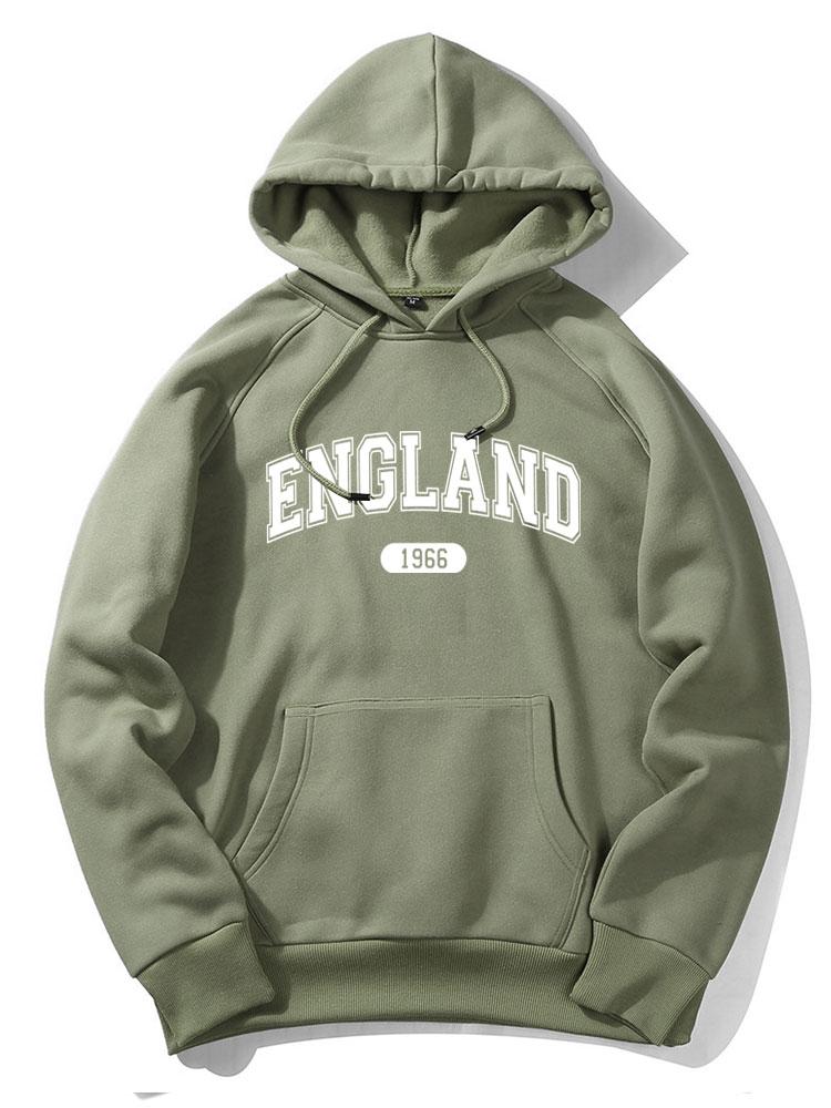 Ulric | England Letter Print Hoodie - Image 12