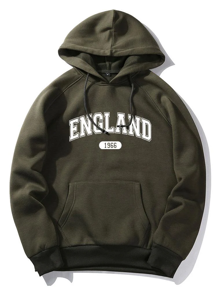 Ulric | England Letter Print Hoodie - Image 3