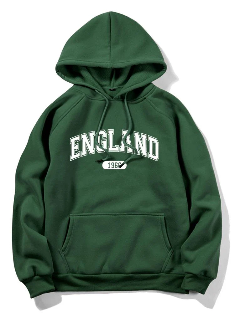 Ulric | England Letter Print Hoodie - Image 7