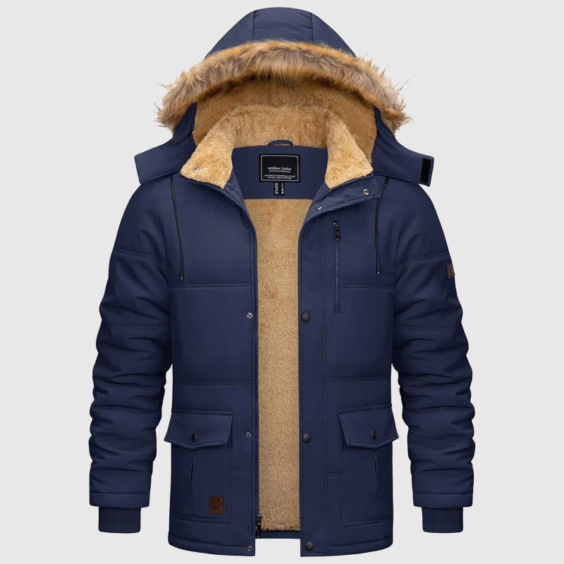 Umar® | Davide Costa Hooded Winter Parka - Image 3