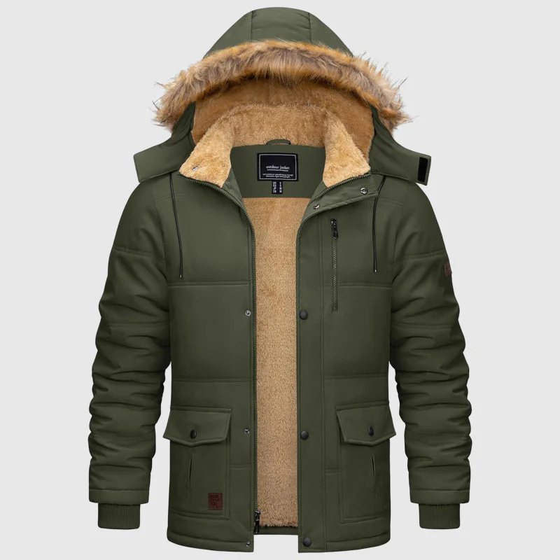 Umar® | Davide Costa Hooded Winter Parka - Image 4