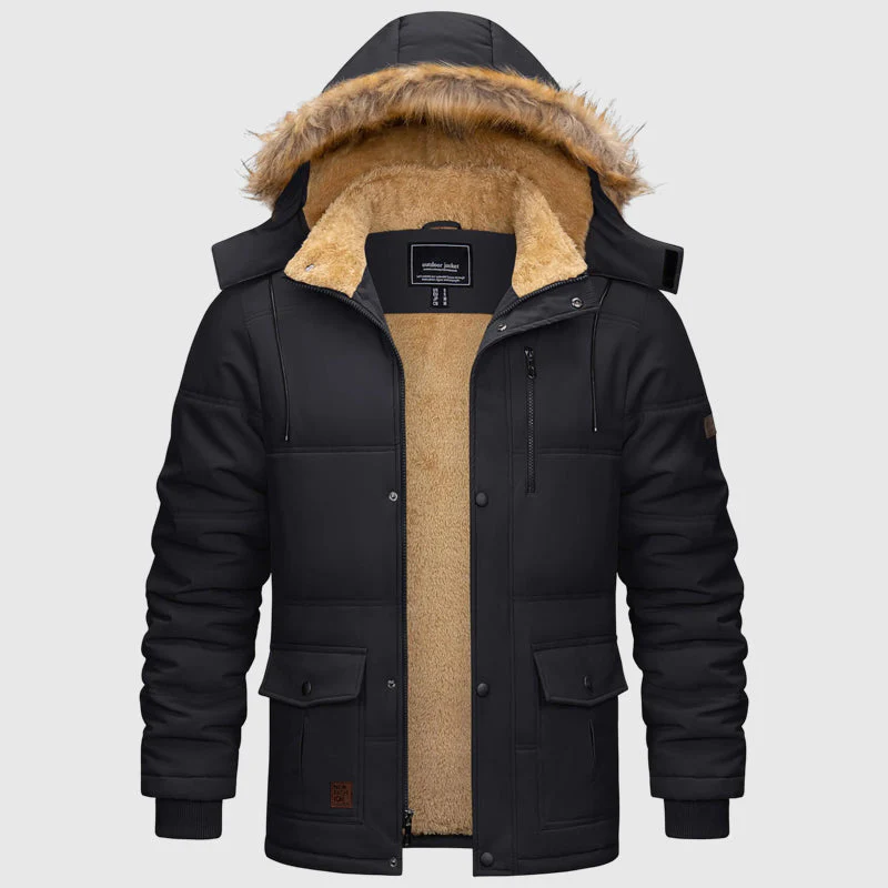 Umar® | Davide Costa Hooded Winter Parka - Image 5