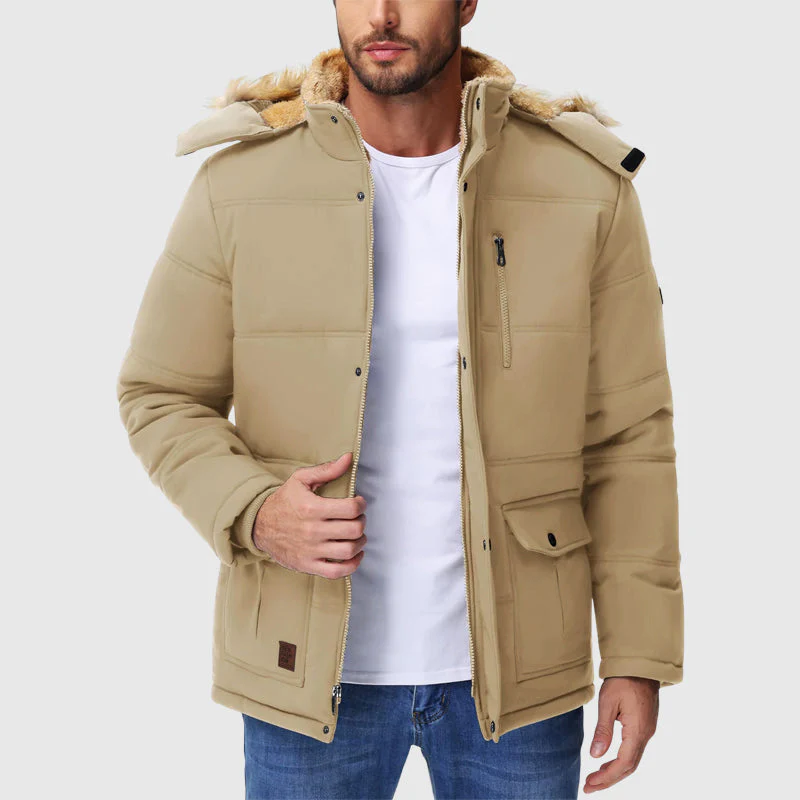 Umar® | Davide Costa Hooded Winter Parka - Image 6