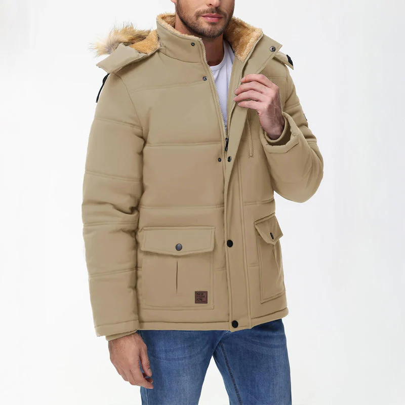 Umar® | Davide Costa Hooded Winter Parka - Image 7