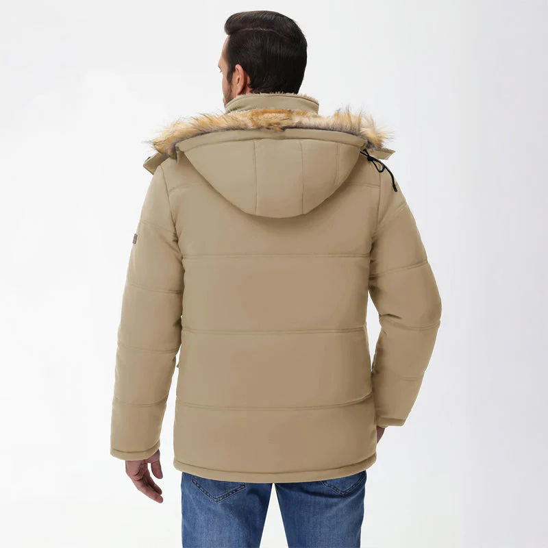 Umar® | Davide Costa Hooded Winter Parka - Image 8