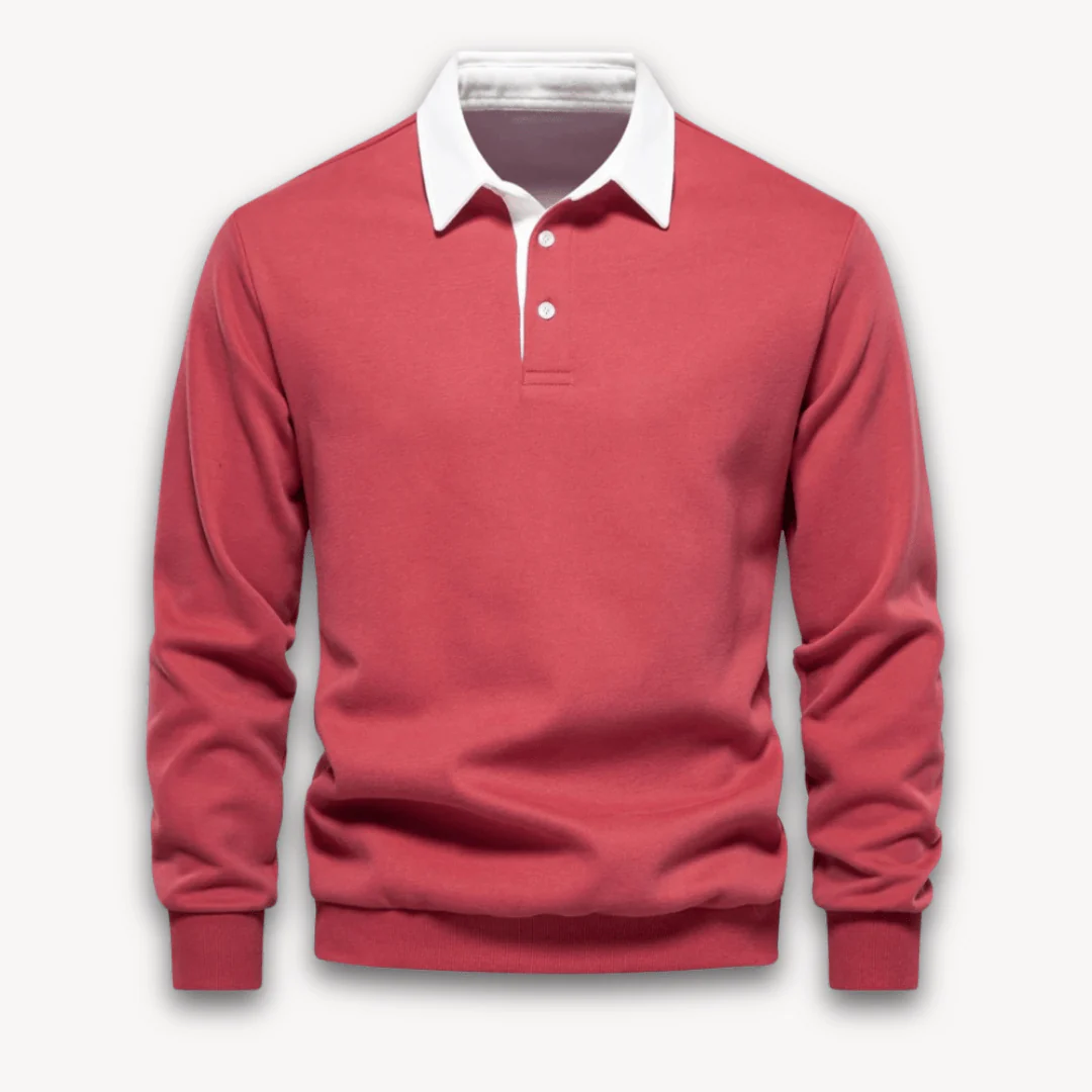 Unai | Classic long-sleeved polo sweater - Image 3