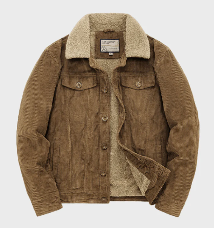 Unai | Sherpa-lined corduroy jacket for men