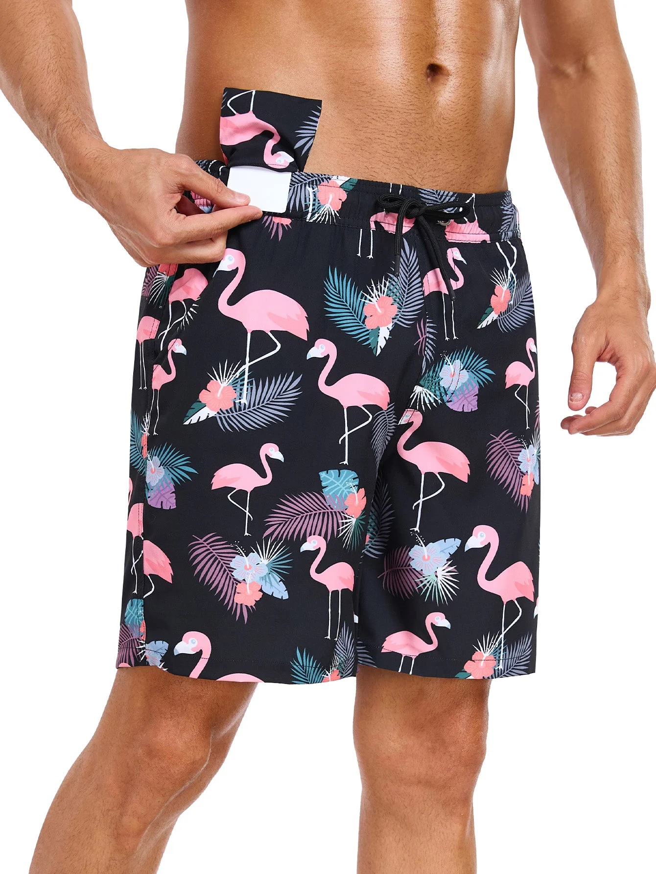 Urbano® | 2 In 1 Tropical Print Swim Shorts - Image 3
