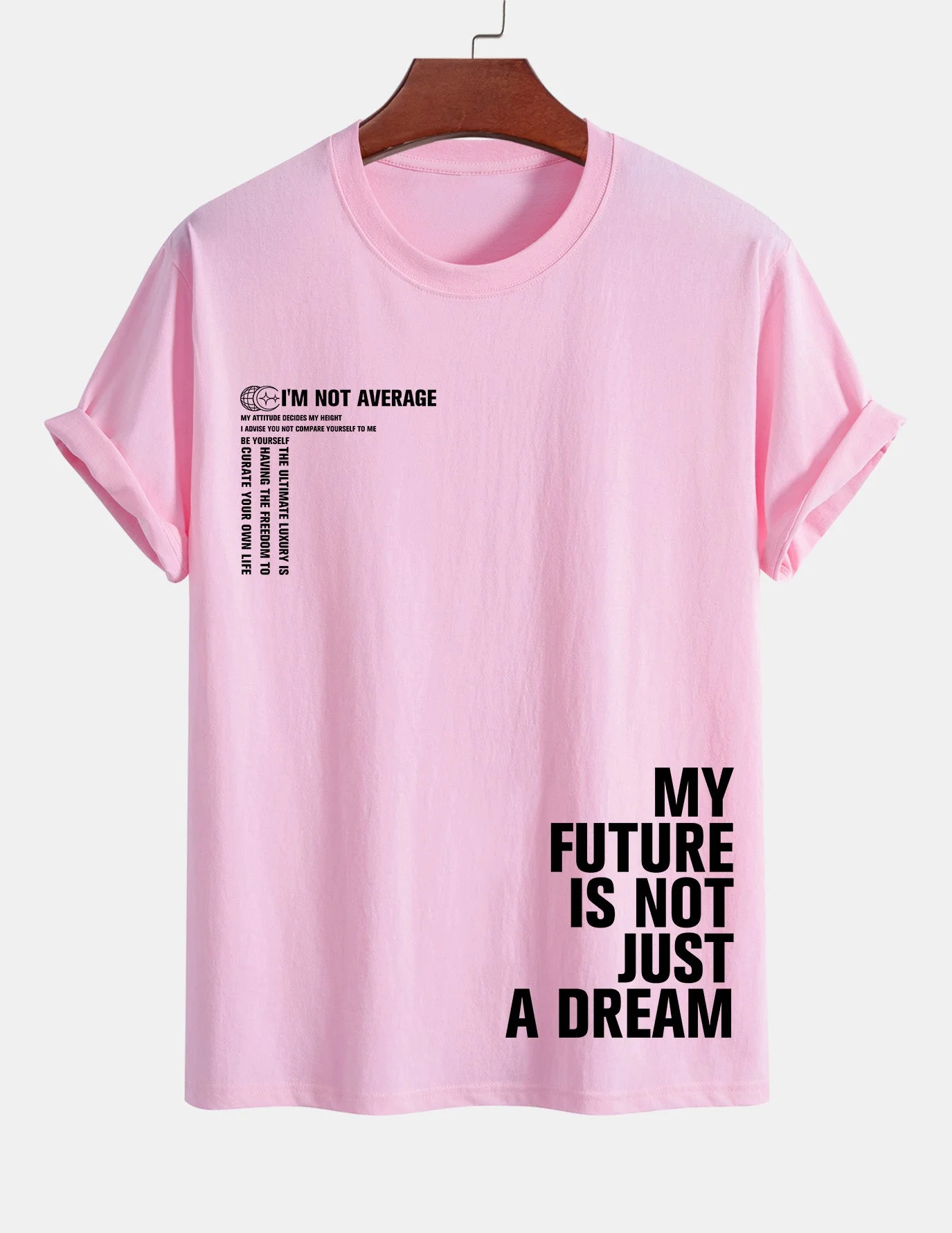 Urbano® | Positive Slogan Print Cotton T-Shirt - Image 11