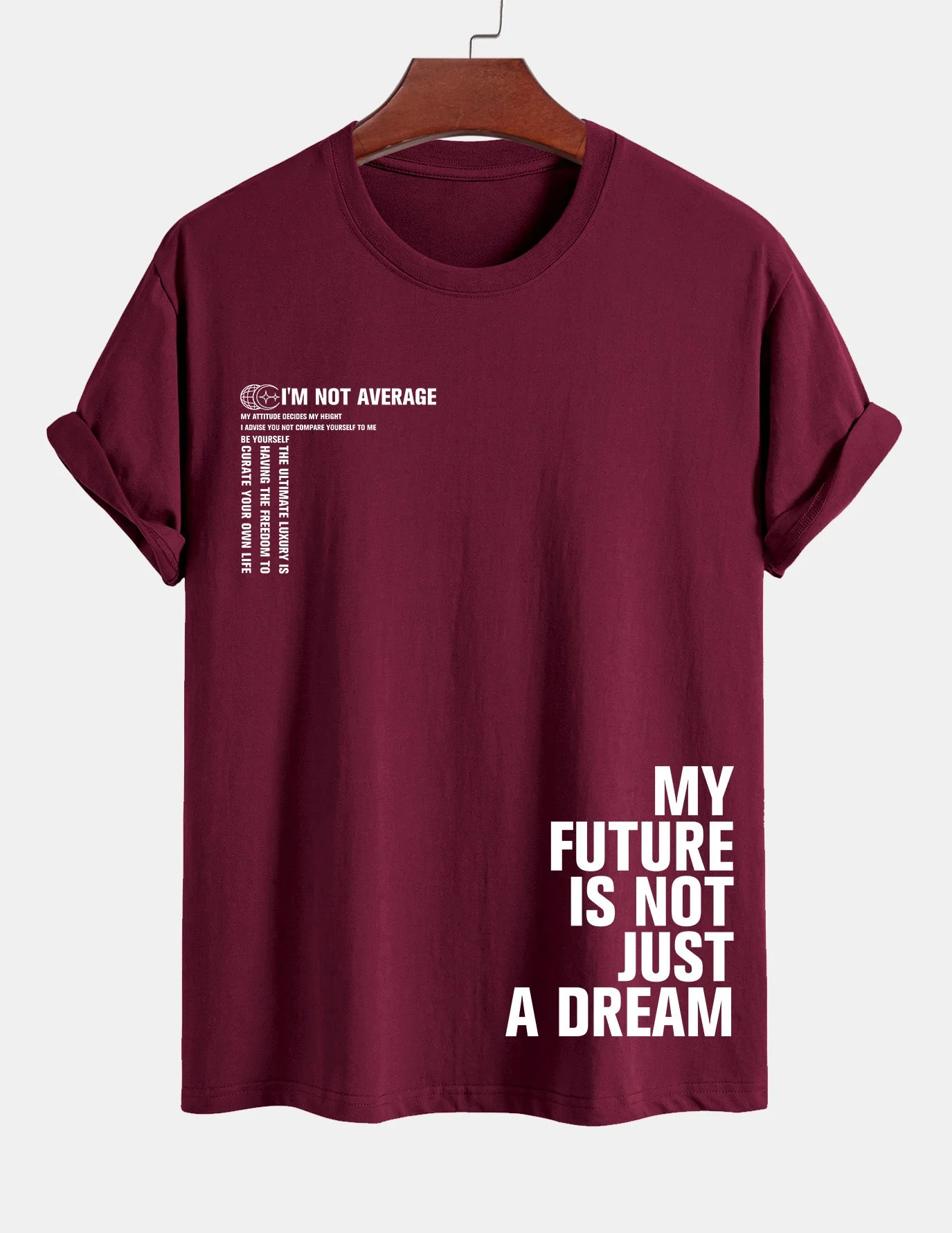Urbano® | Positive Slogan Print Cotton T-Shirt - Image 7