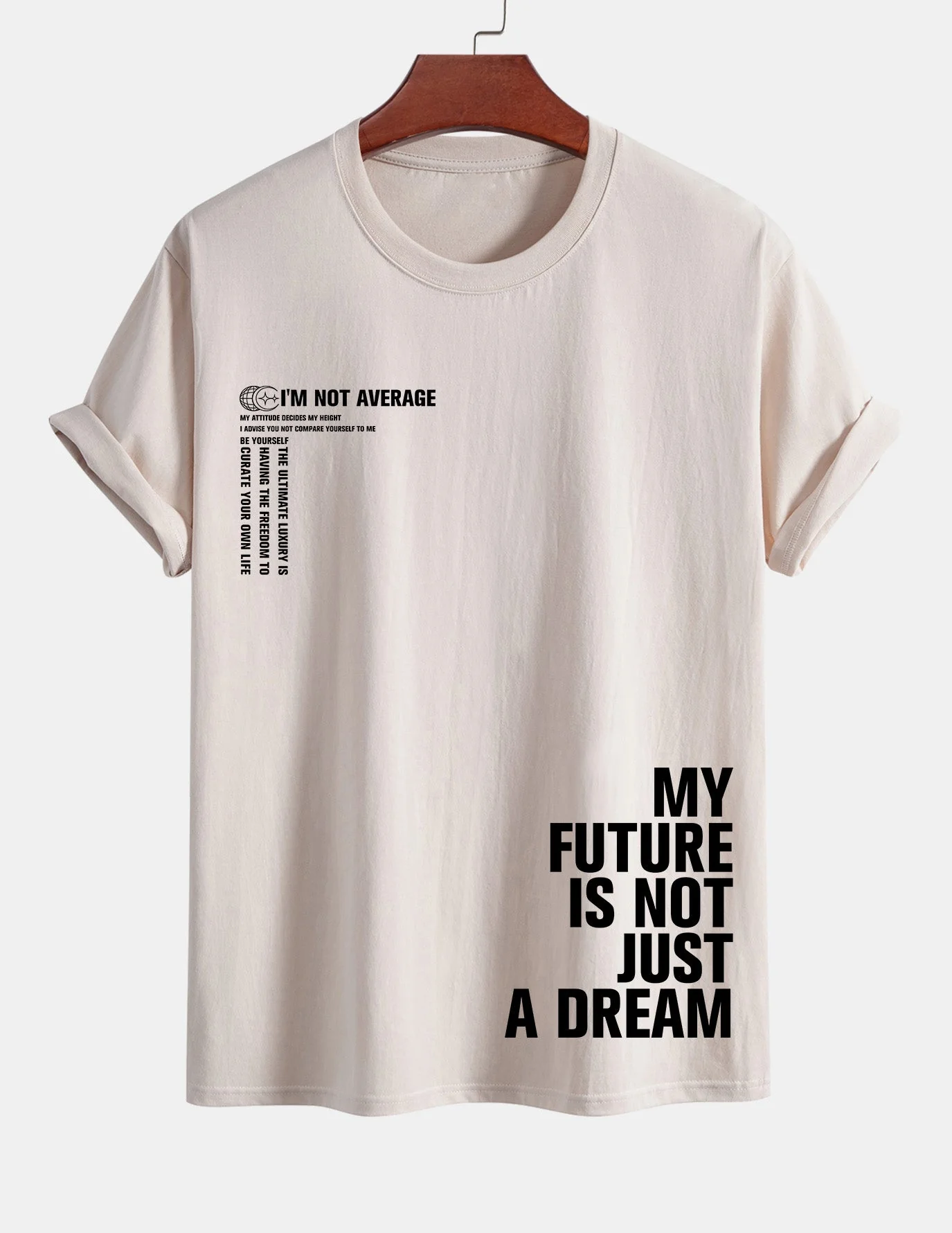 Urbano® | Positive Slogan Print Cotton T-Shirt - Image 9