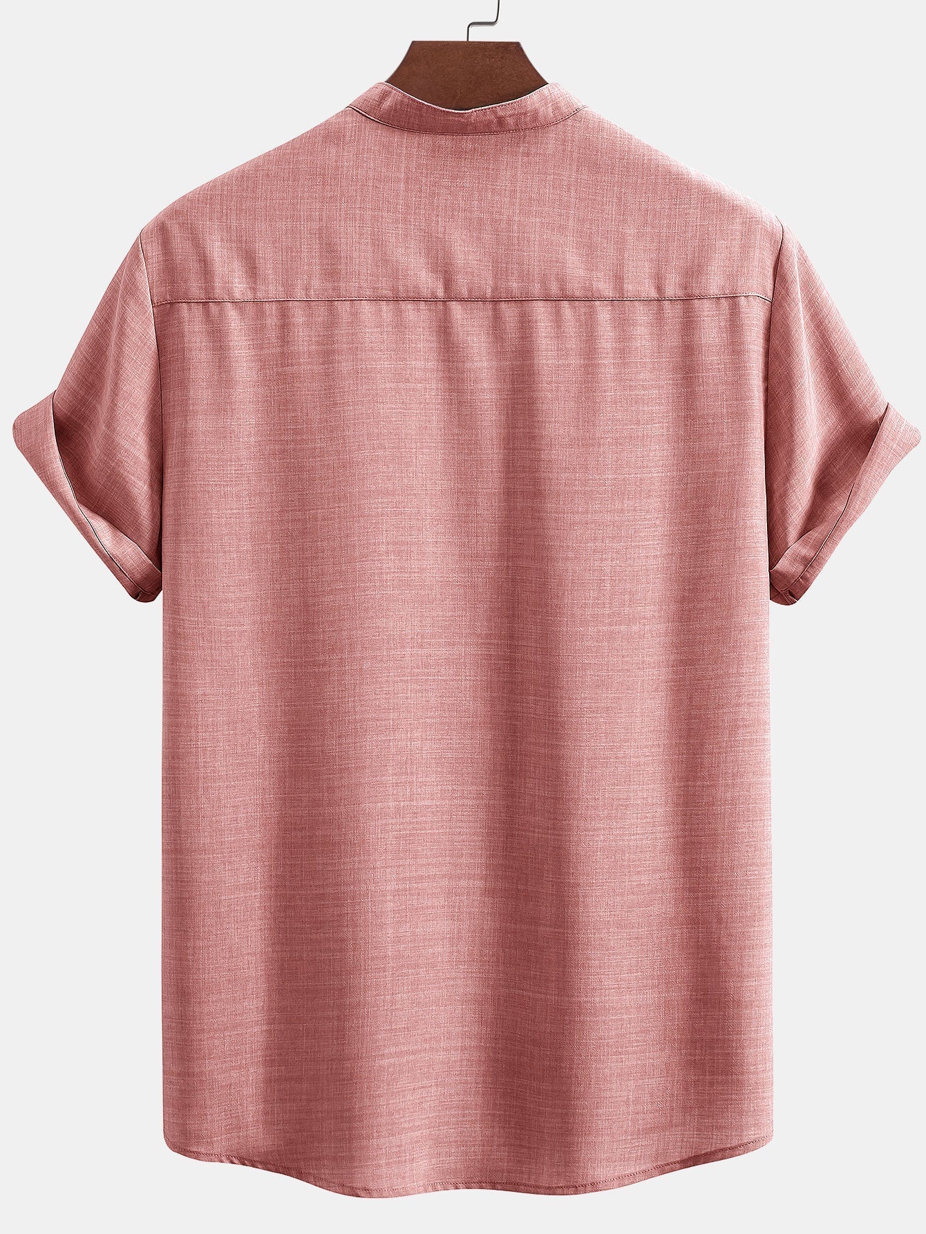 Urbano® | Short Sleeve Stand Collar Shirt - Image 10