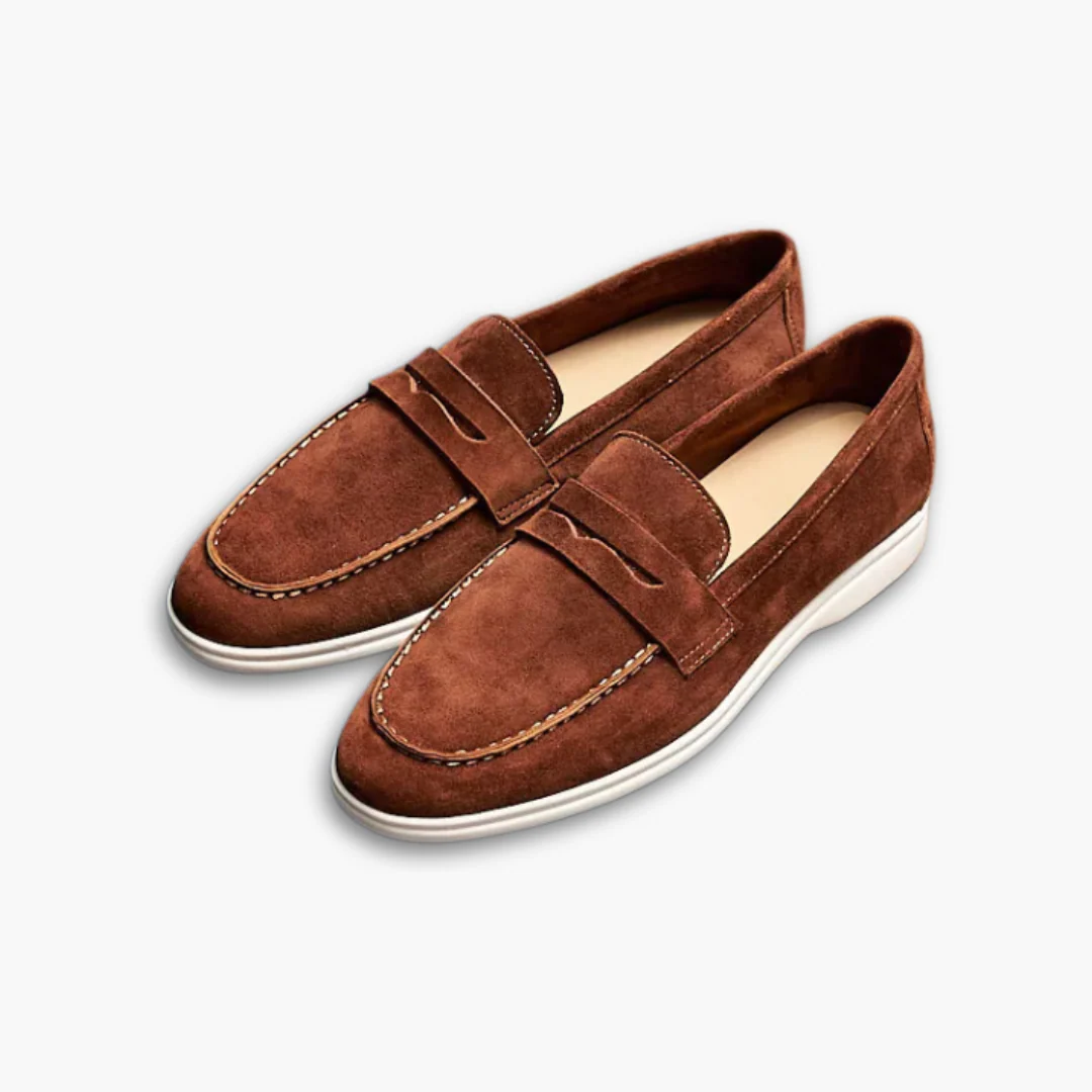 Urías® | Cowhide Suede Loafers - Image 2