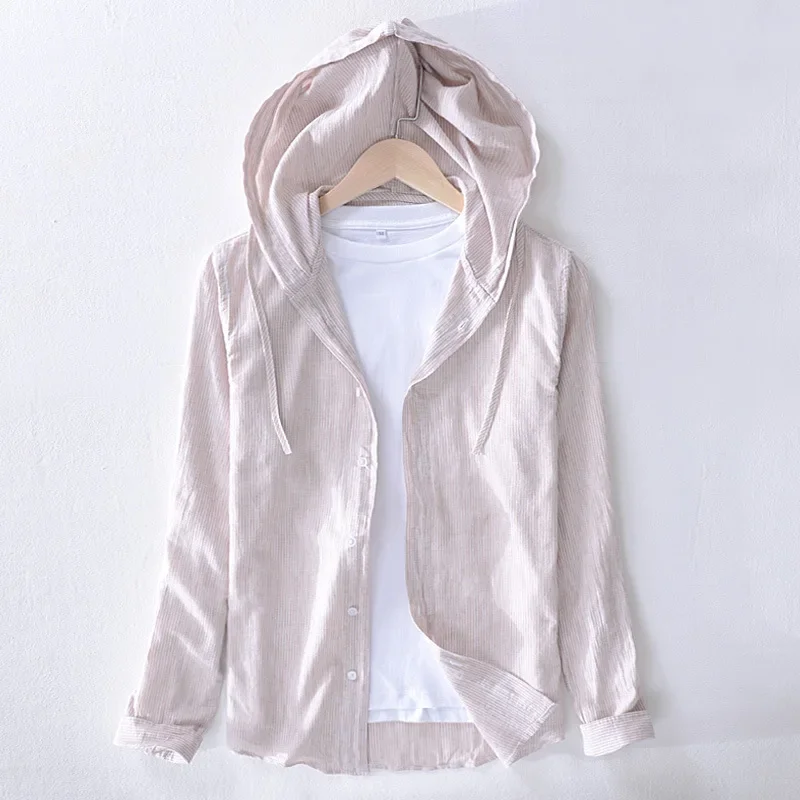 Uriel® | Linen Hoodie - Image 2