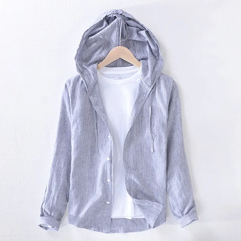 Uriel® | Linen Hoodie - Image 3