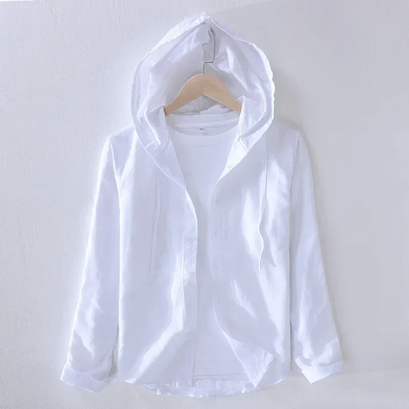 Uriel® | Linen Hoodie - Image 4