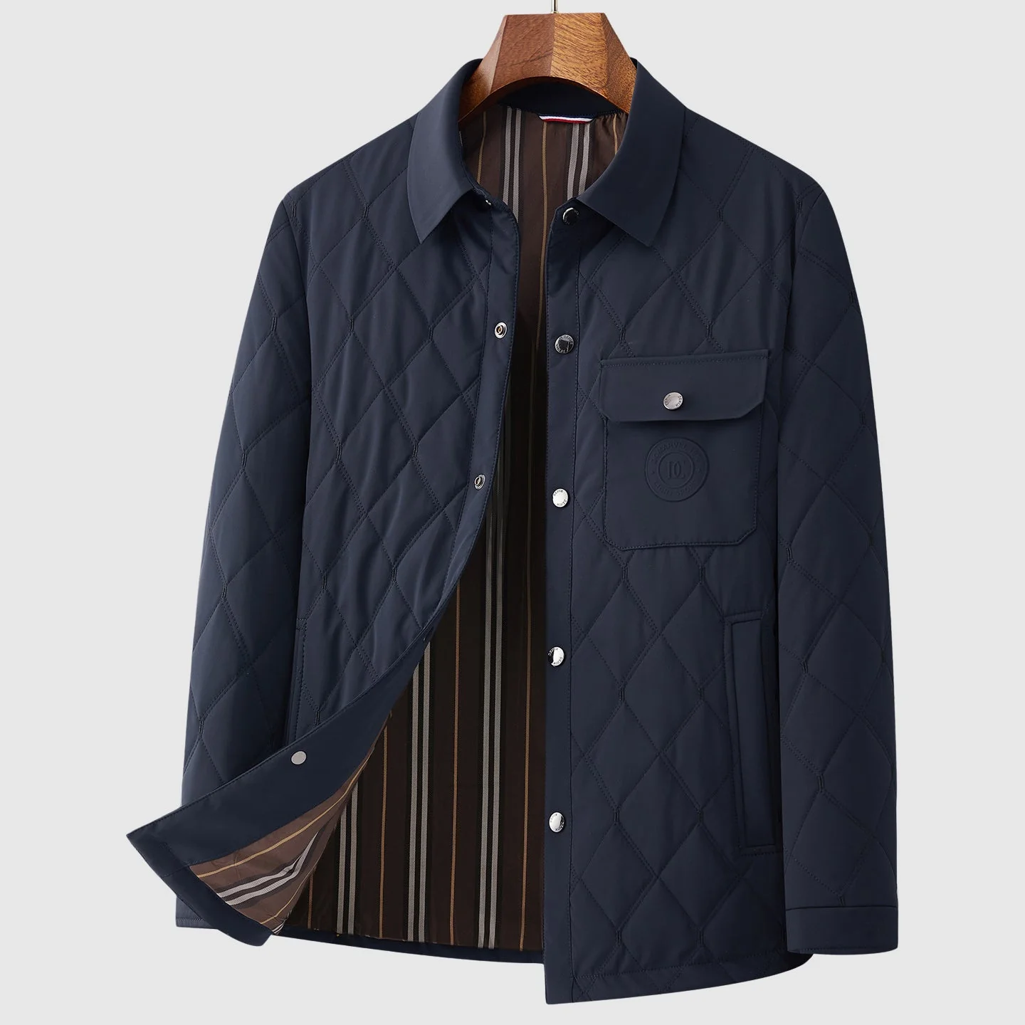 Vadim® | Marco De Luca Mulberry Diamond Jacket - Image 3