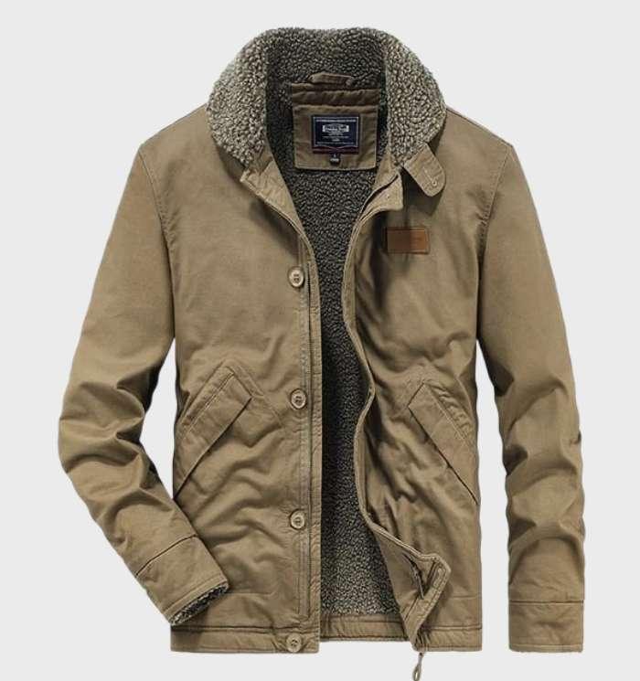Vadim | Sherpa-lined utility jacket for men - Image 4