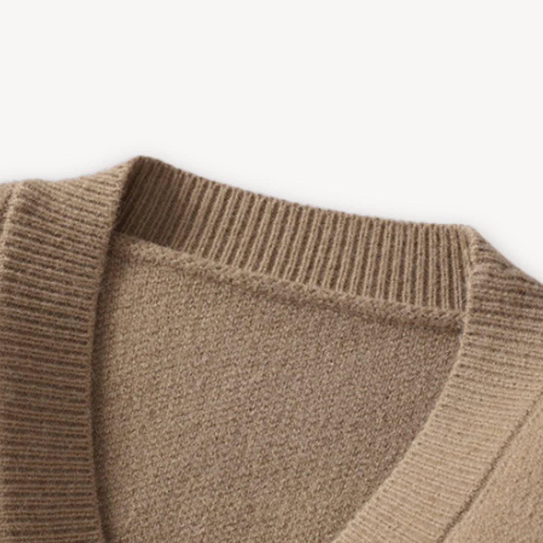 Vadim | Soft knitted cardigan with button closure - Image 12