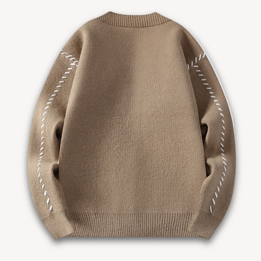 Vadim | Soft knitted cardigan with button closure - Image 5