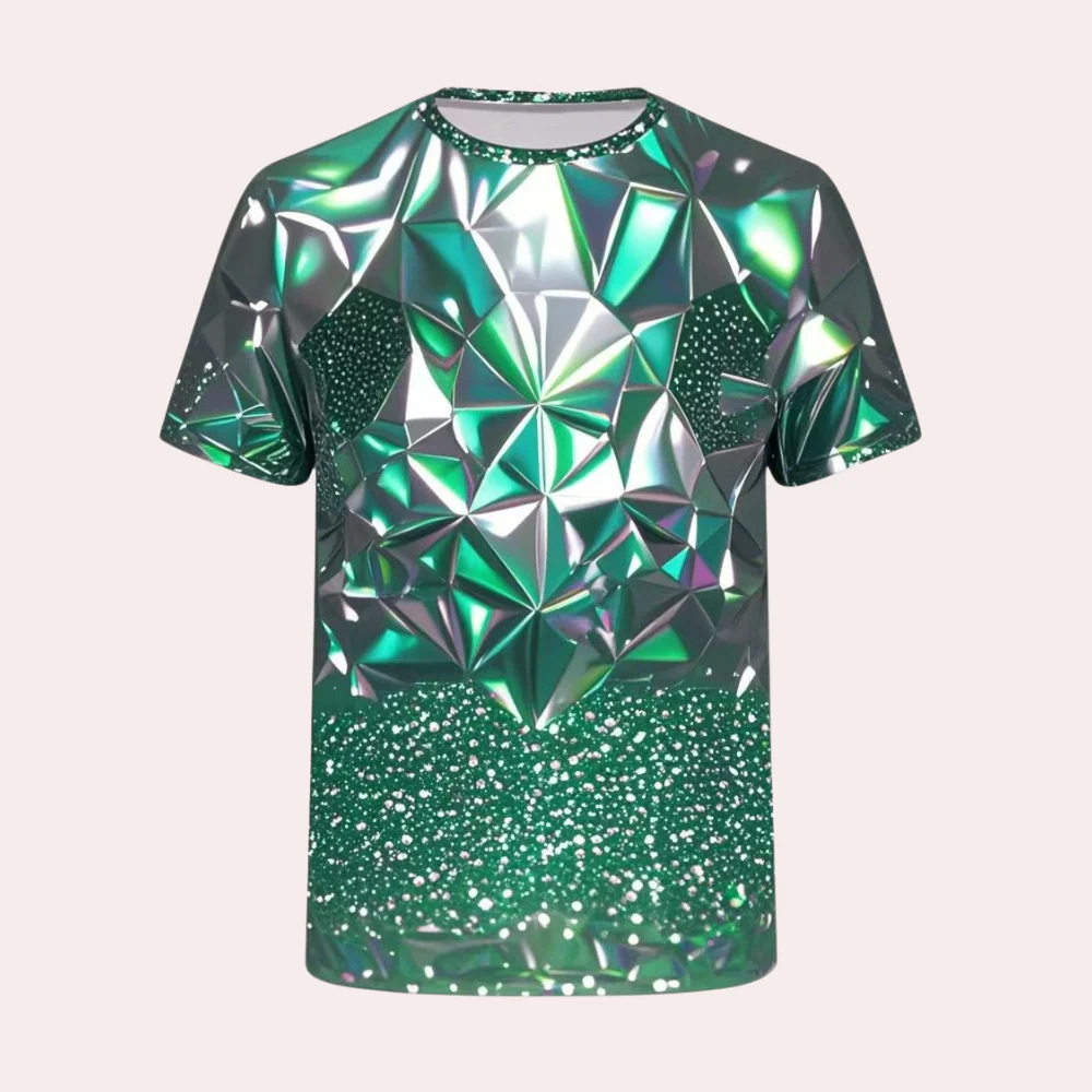 Valentín® | Men's Printed Quick Dry T-Shirt - Image 2