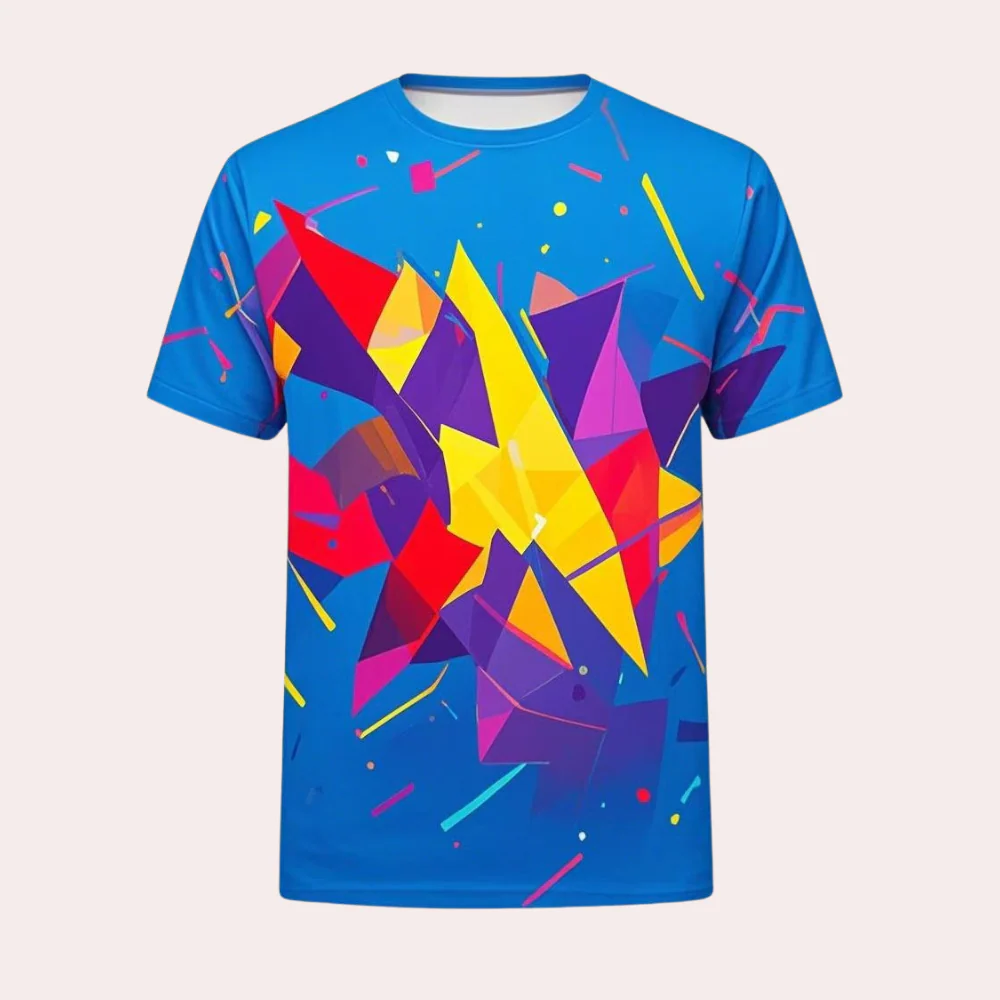 Valentín® | Men's Printed Quick Dry T-Shirt - Image 5