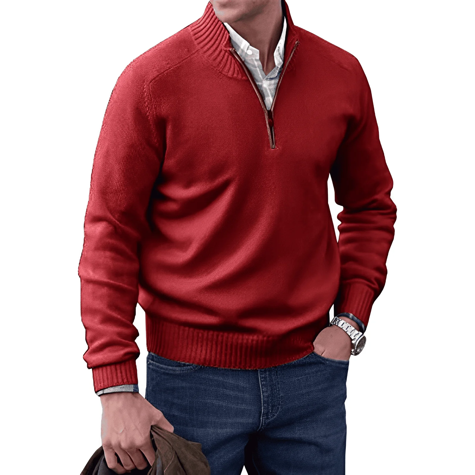 Valentine® | Stylish Pullover With Zipper - Image 7