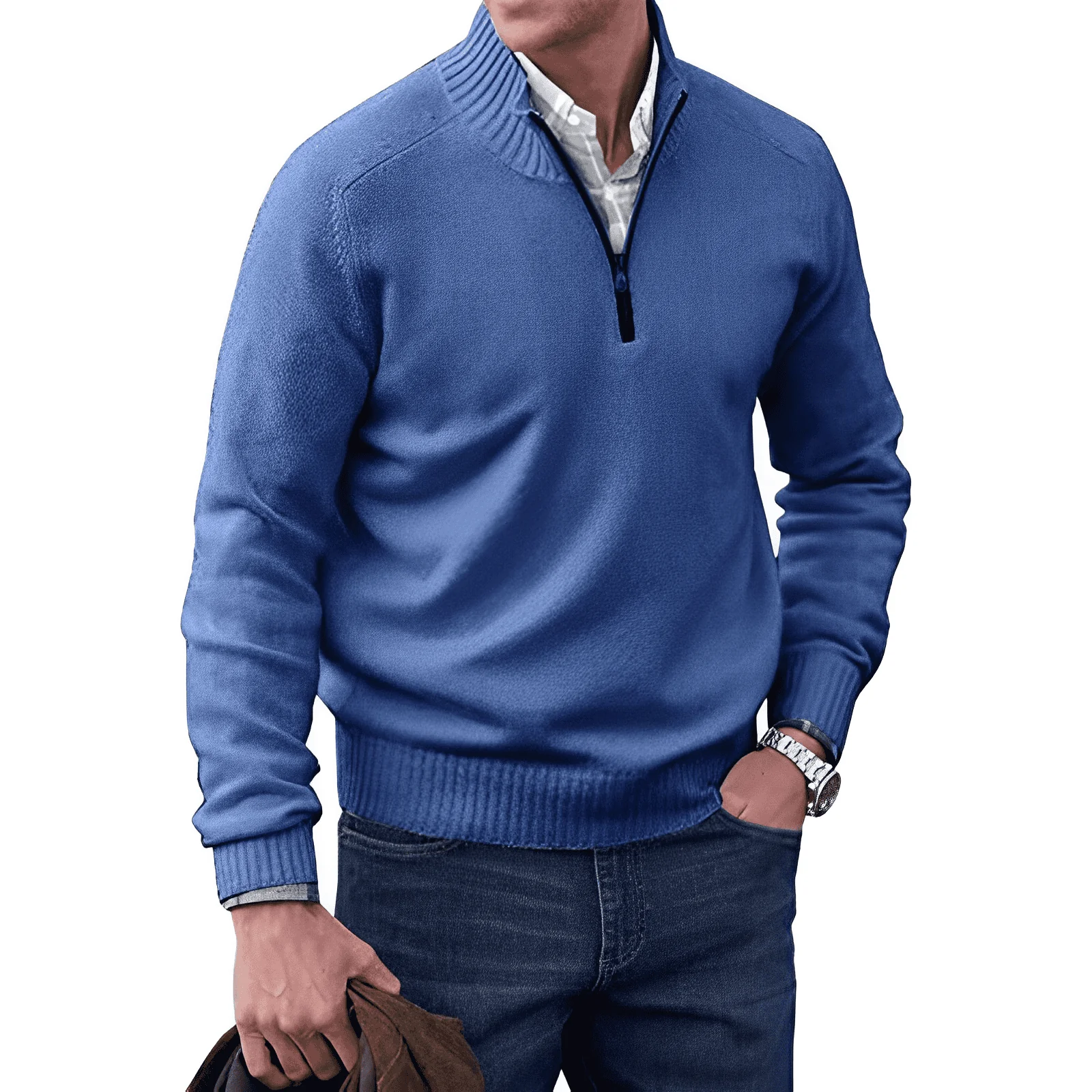 Valentine® | Stylish Pullover With Zipper - Image 9