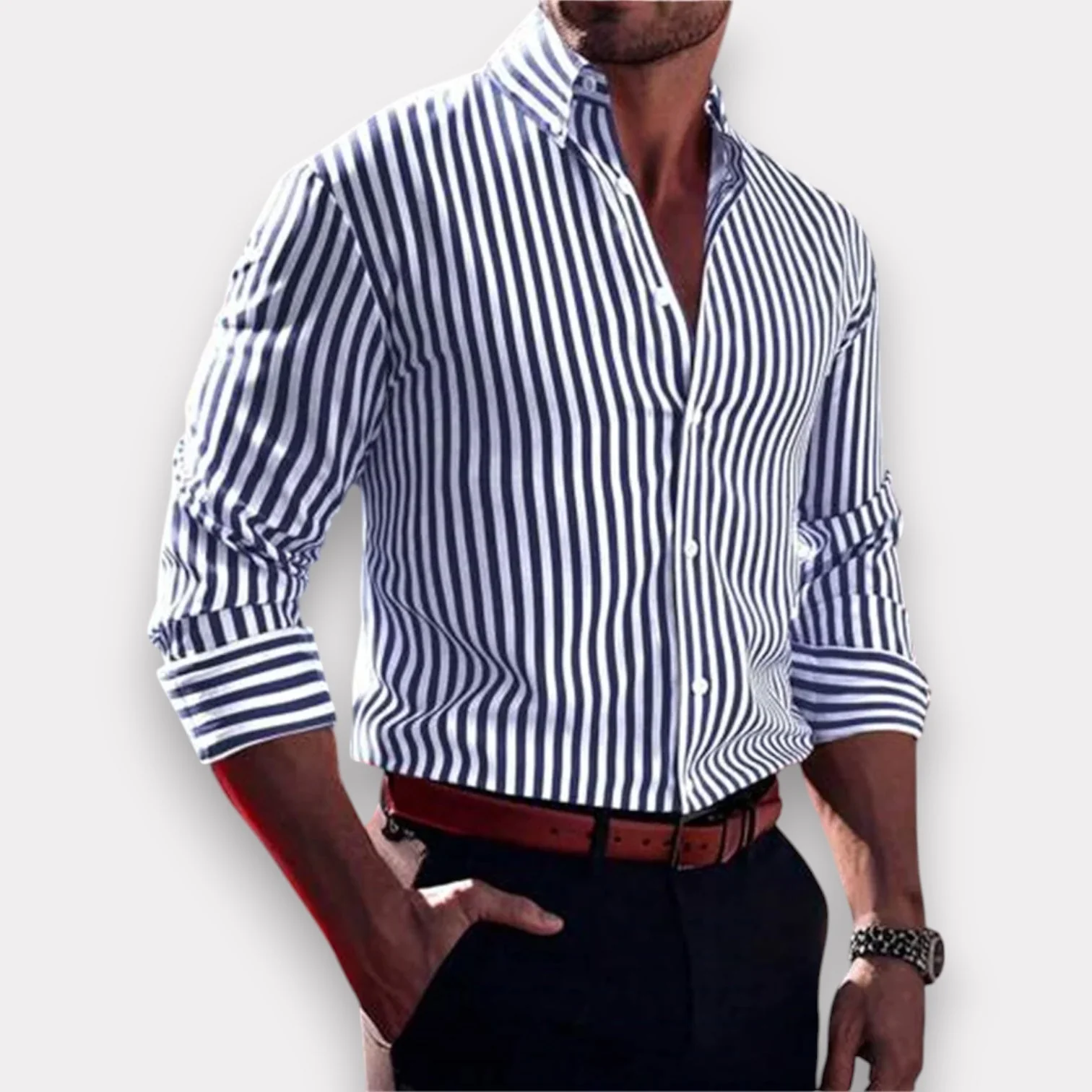 Valerio | Marseille Stripe Shirt - Image 2