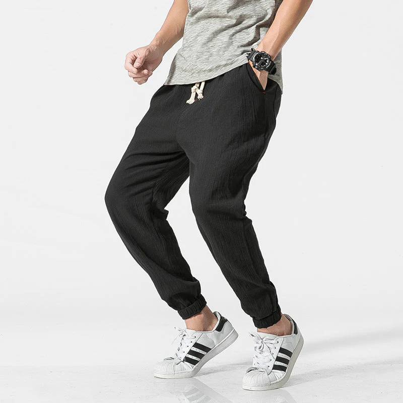 Vasco | Eleganza Linen Joggers - Image 2