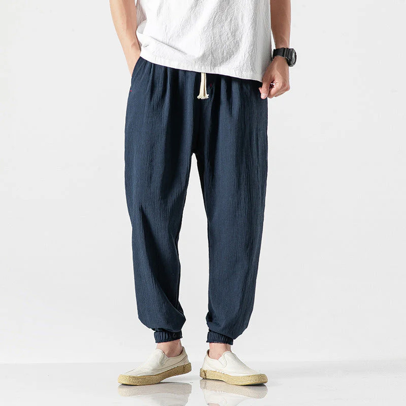 Vasco | Eleganza Linen Joggers - Image 4