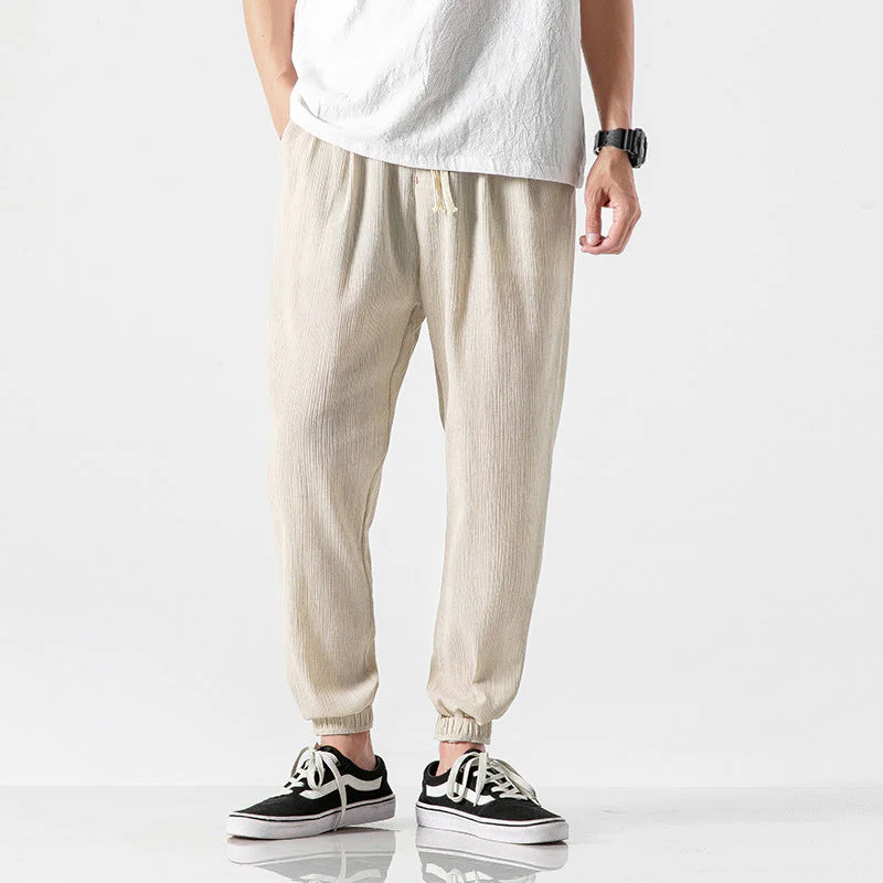 Vasco | Eleganza Linen Joggers - Image 5