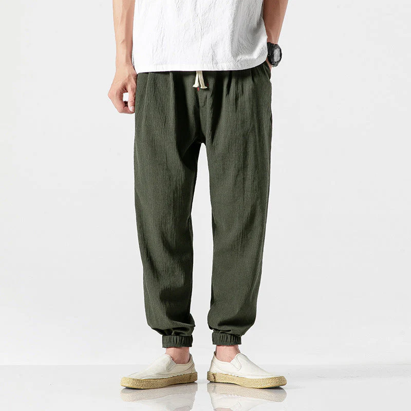 Vasco | Eleganza Linen Joggers - Image 6