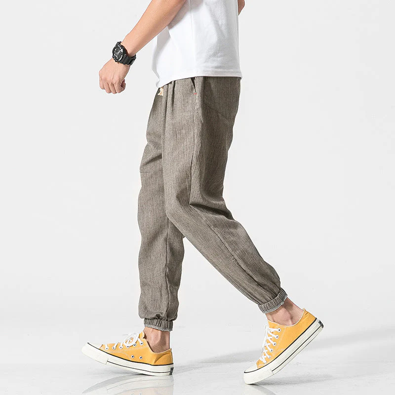 Vasco | Eleganza Linen Joggers - Image 7