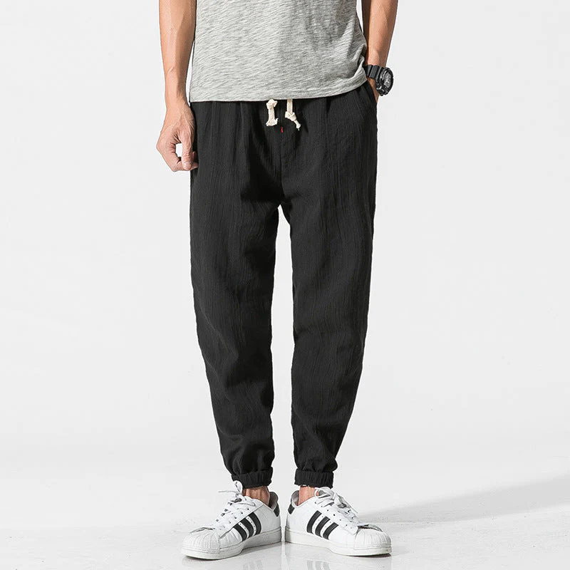Vasco | Eleganza Linen Joggers - Image 8