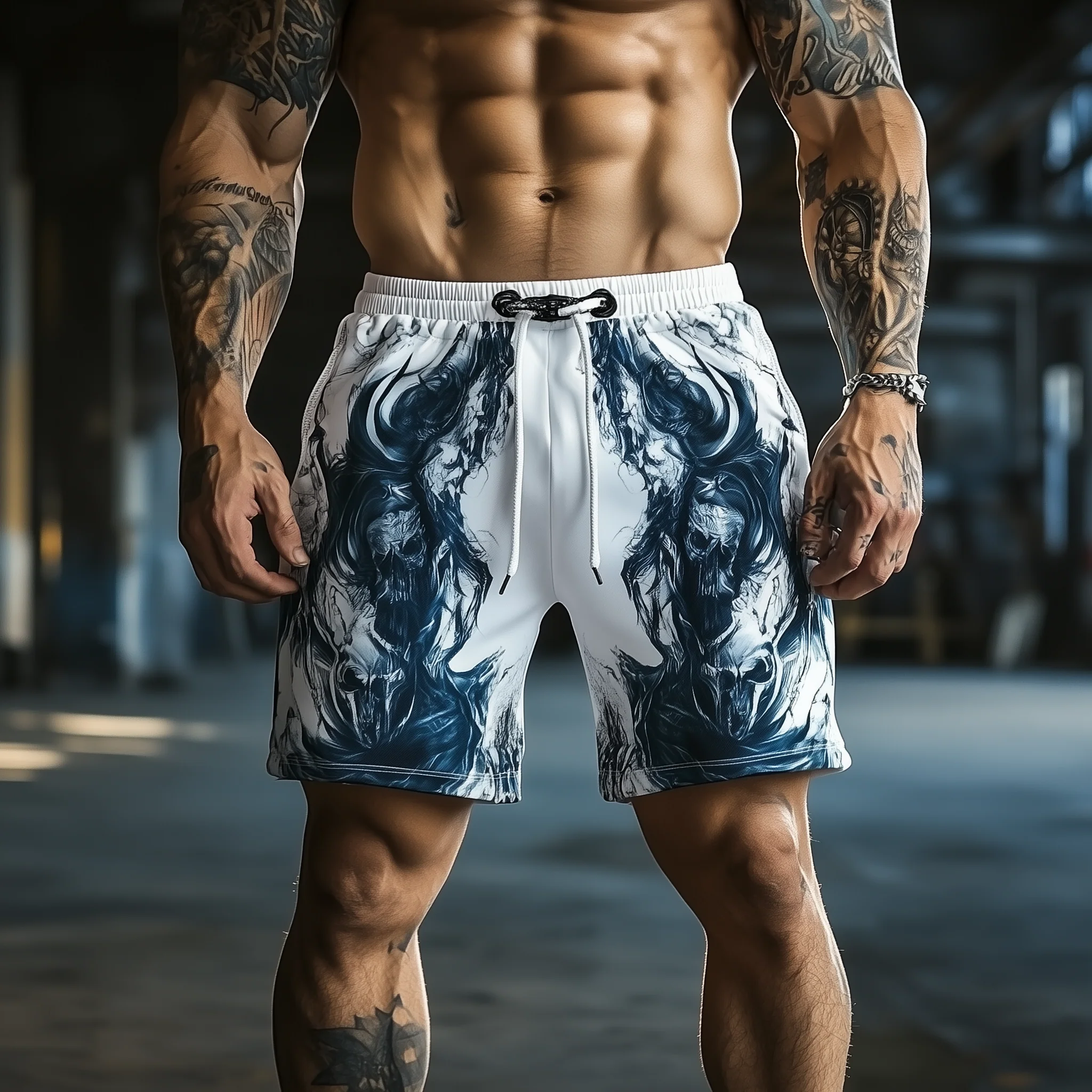 Vaughn | Men'S Summer Fashion Street Print Casual Shorts - Image 3