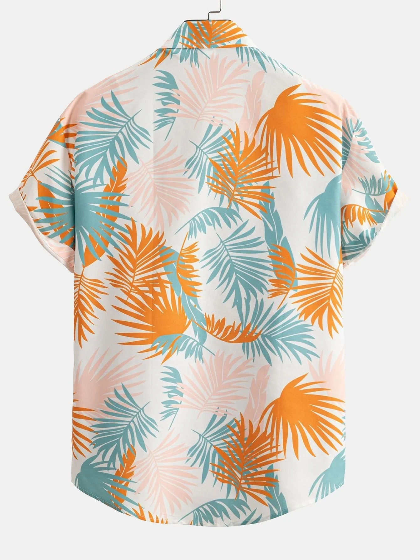 Venancio® | Leaf Print Button Up Shirt - Image 2