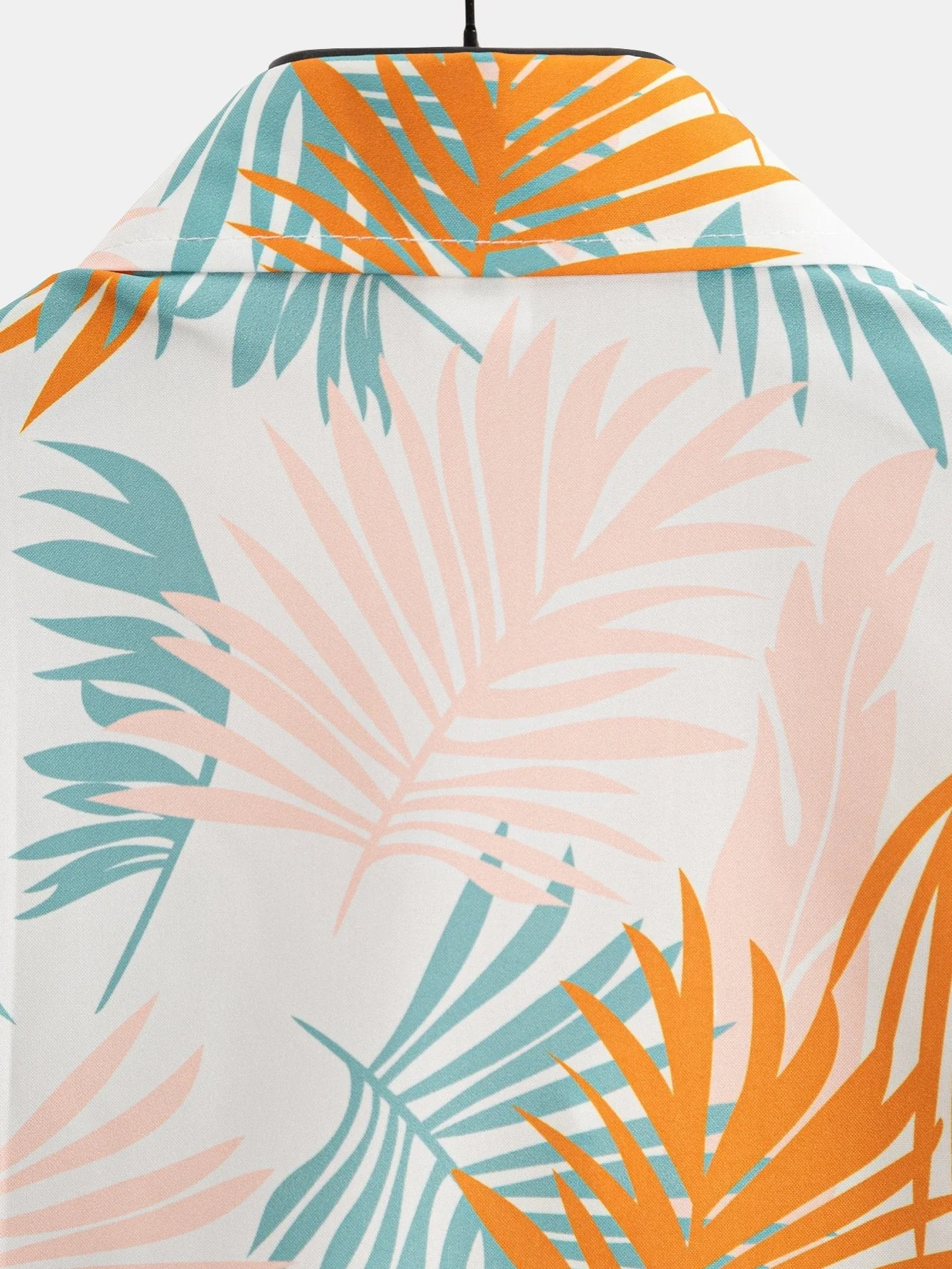 Venancio® | Leaf Print Button Up Shirt - Image 6