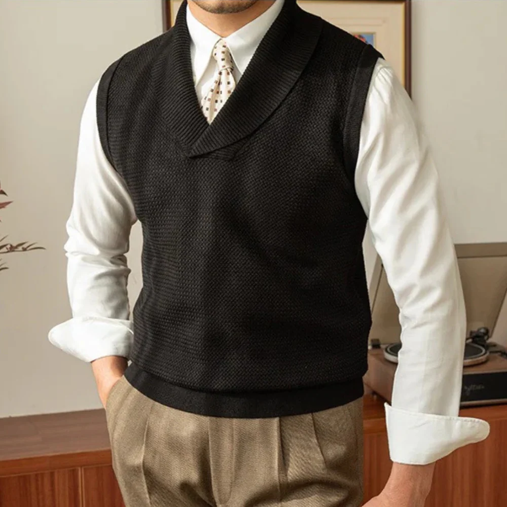 Venancio® | Modern knitted vest for men - Image 2