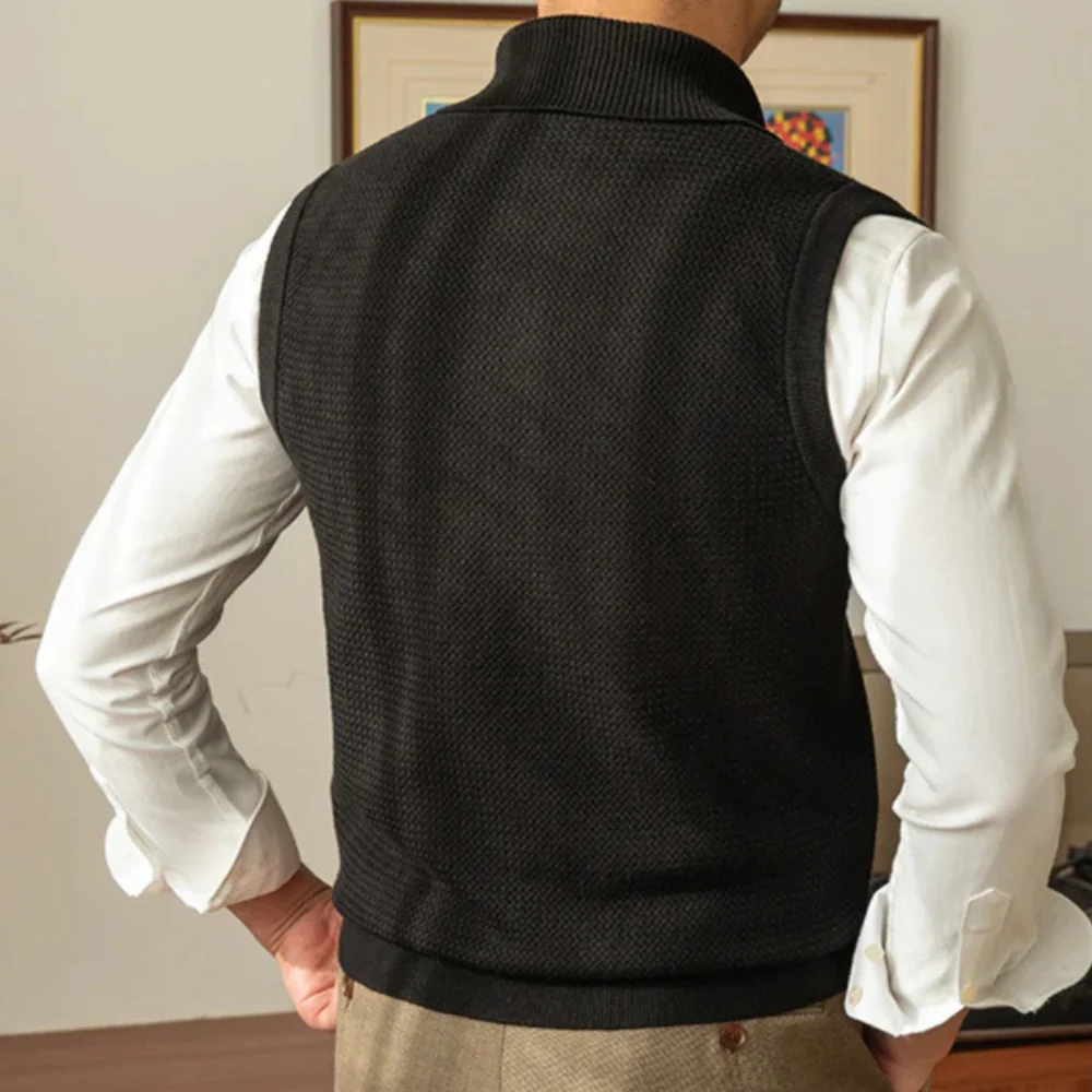 Venancio® | Modern knitted vest for men - Image 3