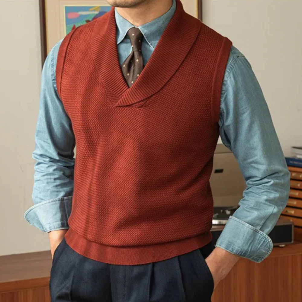 Venancio® | Modern knitted vest for men - Image 8