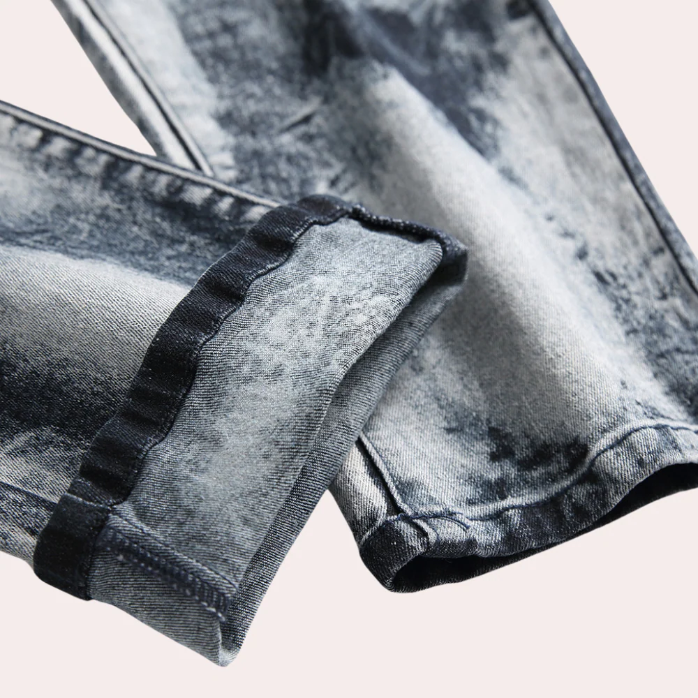Veremundo® | Fashionable washed men's denim jeans - Image 2
