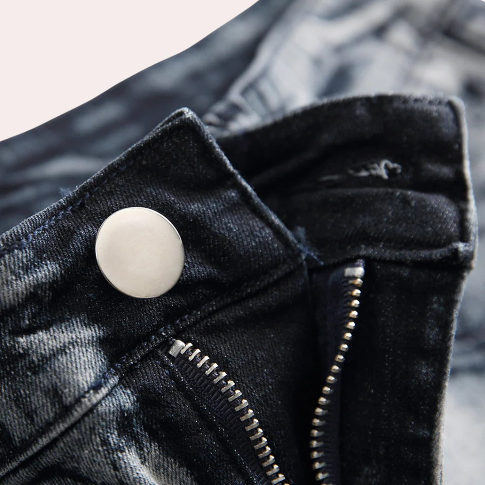 Veremundo® | Fashionable washed men's denim jeans - Image 3