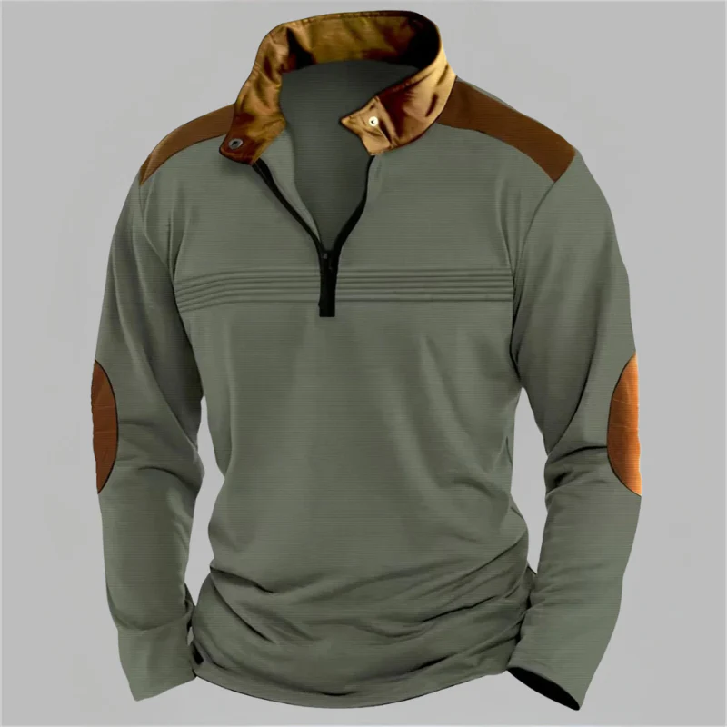 Vicente® | Comfortable Long Sleeve Polo Shirt - Image 3