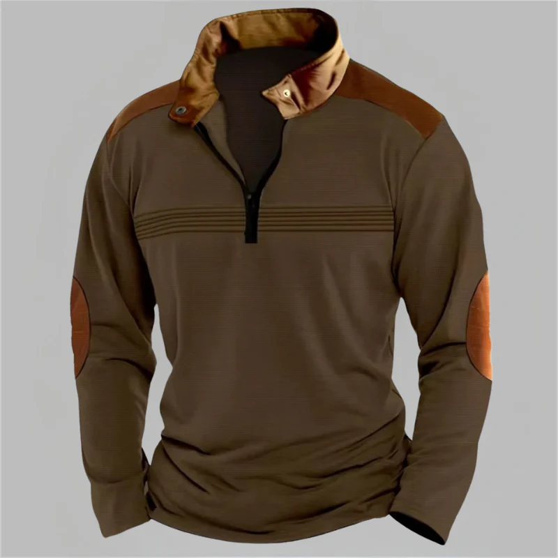 Vicente® | Comfortable Long Sleeve Polo Shirt - Image 4