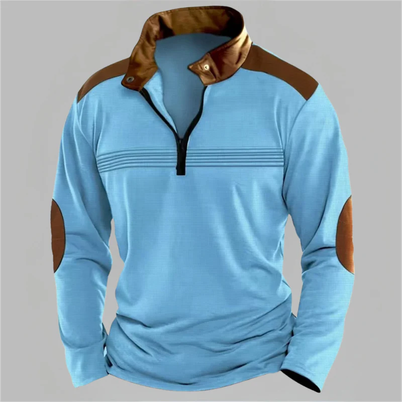 Vicente® | Comfortable Long Sleeve Polo Shirt - Image 8